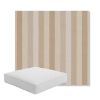 Picture of Entice Linen | Boxed Square Outdoor Seat Cushion - Sunbrella© Fabric