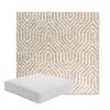 Picture of Etna Dune | Boxed Square Outdoor Seat Cushion - Sunbrella© Fabric