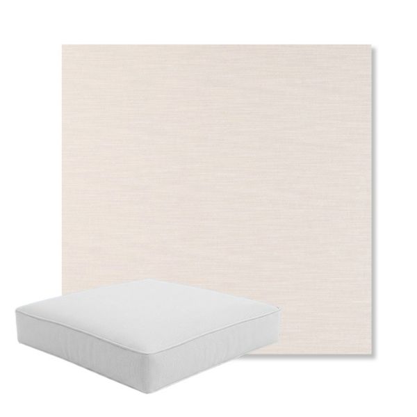 Picture of Exhale Cloud | Boxed Square Outdoor Seat Cushion - Sunbrella© Fabric