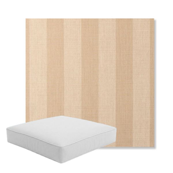 Picture of Expressive Sparrow | Boxed Square Outdoor Seat Cushion - Sunbrella© Fabric