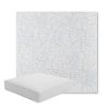 Picture of Frond Sky | Boxed Square Outdoor Seat Cushion - Sunbrella© Fabric