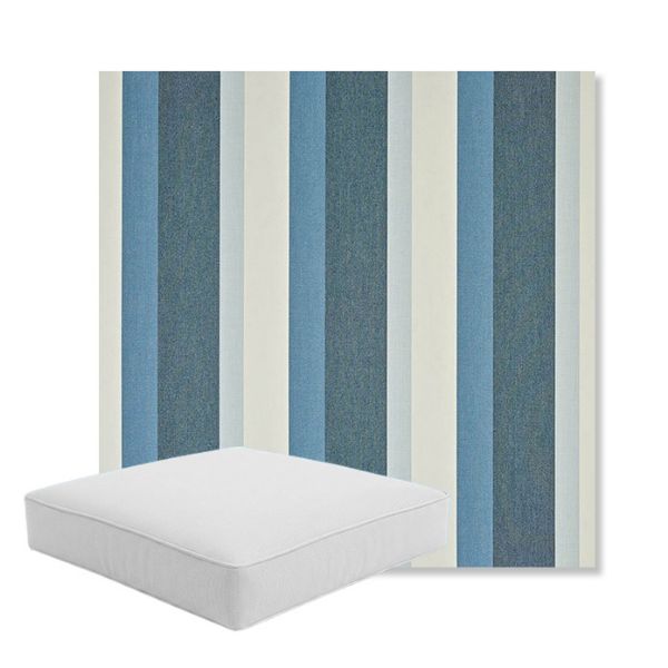 Picture of Gateway Coast | Boxed Square Outdoor Seat Cushion - Sunbrella© Fabric