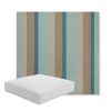 Picture of Gateway Mist | Boxed Square Outdoor Seat Cushion - Sunbrella© Fabric