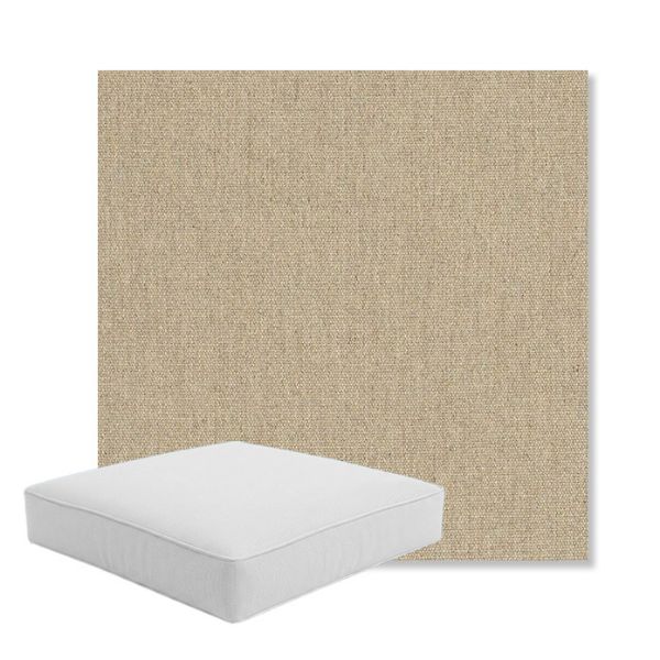 Picture of Heritage Ashe | Boxed Square Outdoor Seat Cushion - Sunbrella© Fabric