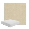 Picture of Heritage Papyrus | Boxed Square Outdoor Seat Cushion - Sunbrella© Fabric