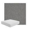 Picture of Heritage Slate | Boxed Square Outdoor Seat Cushion - Sunbrella© Fabric
