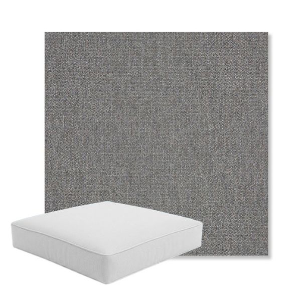 Picture of Heritage Slate | Boxed Square Outdoor Seat Cushion - Sunbrella© Fabric