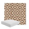 Picture of Hoopla Cold Brew | Boxed Square Outdoor Seat Cushion - Sunbrella© Fabric