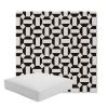 Picture of Hoopla Panda | Boxed Square Outdoor Seat Cushion - Sunbrella© Fabric