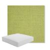 Picture of Idol Leaf | Boxed Square Outdoor Seat Cushion - Sunbrella© Fabric