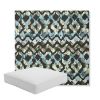 Picture of Inga Green Tea | Boxed Square Outdoor Seat Cushion - Sunbrella© Fabric