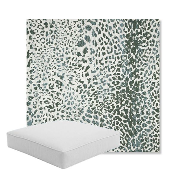 Picture of Instinct Willow | Boxed Square Outdoor Seat Cushion - Sunbrella© Fabric