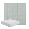 Picture of Kaia Mist | Boxed Square Outdoor Seat Cushion - Sunbrella© Fabric