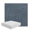 Picture of Kismet Denim | Boxed Square Outdoor Seat Cushion - Sunbrella© Fabric
