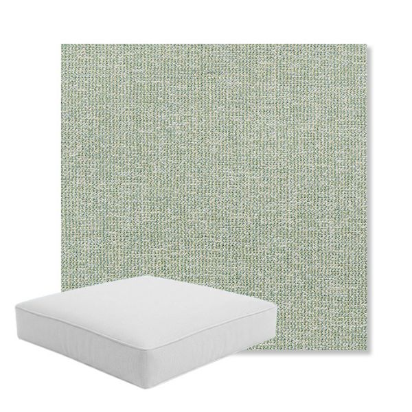 Picture of Kismet Moss | Boxed Square Outdoor Seat Cushion - Sunbrella© Fabric