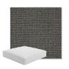 Picture of Kudos Carbon | Boxed Square Outdoor Seat Cushion - Sunbrella© Fabric