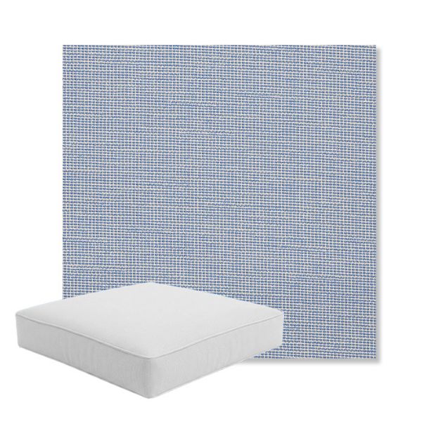 Picture of Kudos Cloud | Boxed Square Outdoor Seat Cushion - Sunbrella© Fabric