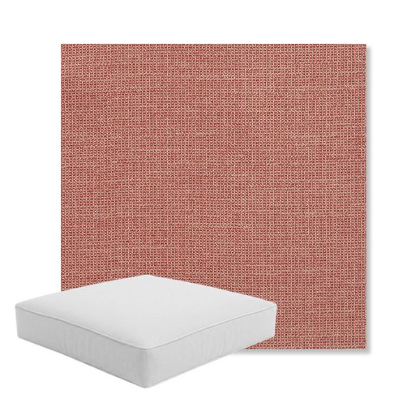 Picture of Kudos Flamingo | Boxed Square Outdoor Seat Cushion - Sunbrella© Fabric