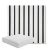 Picture of Lido Indigo | Boxed Square Outdoor Seat Cushion - Sunbrella© Fabric