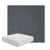 Picture of Linville Indigo | Boxed Square Outdoor Seat Cushion - Sunbrella© Fabric