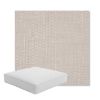 Picture of Linville Parchment | Boxed Square Outdoor Seat Cushion - Sunbrella© Fabric