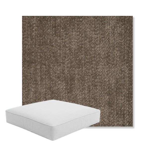 Picture of Margo Mink | Boxed Square Outdoor Seat Cushion - Sunbrella© Fabric
