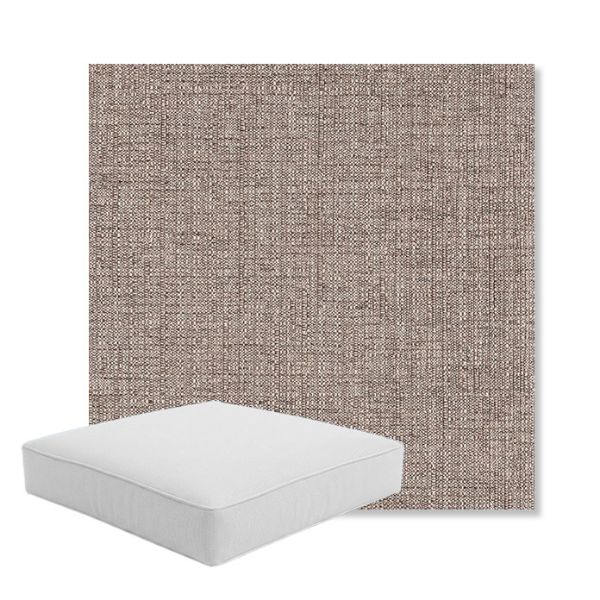 Picture of Marvel Mushroom | Boxed Square Outdoor Seat Cushion - Sunbrella© Fabric