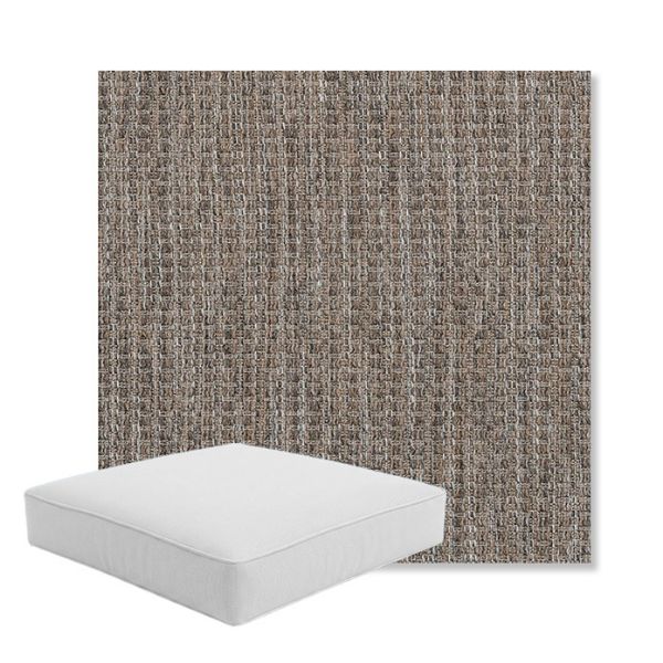 Picture of Metamorphic Fog | Boxed Square Outdoor Seat Cushion - Sunbrella© Fabric