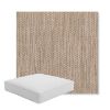 Picture of Metamorphic Sand | Boxed Square Outdoor Seat Cushion - Sunbrella© Fabric