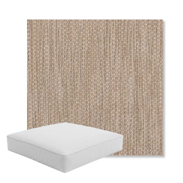 Picture of Metamorphic Sand | Boxed Square Outdoor Seat Cushion - Sunbrella© Fabric