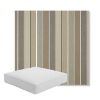 Picture of Milano Char | Boxed Square Outdoor Seat Cushion - Sunbrella© Fabric