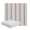 Picture of Mixi Sky | Boxed Square Outdoor Seat Cushion - Sunbrella© Fabric