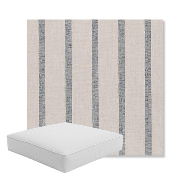 Picture of Mixi Sky | Boxed Square Outdoor Seat Cushion - Sunbrella© Fabric
