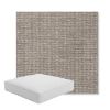 Picture of Momento Dove | Boxed Square Outdoor Seat Cushion - Sunbrella© Fabric