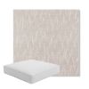 Picture of Mountains Snow | Boxed Square Outdoor Seat Cushion - Sunbrella© Fabric