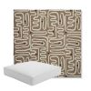 Picture of Nema Pampas | Boxed Square Outdoor Seat Cushion - Sunbrella© Fabric