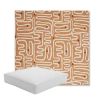 Picture of Nema Peachwood | Boxed Square Outdoor Seat Cushion - Sunbrella© Fabric