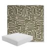 Picture of Nema Sagebrush | Boxed Square Outdoor Seat Cushion - Sunbrella© Fabric