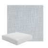 Picture of Nova Chambray | Boxed Square Outdoor Seat Cushion - Sunbrella© Fabric