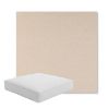 Picture of Nuance Eggshell | Boxed Square Outdoor Seat Cushion - Sunbrella© Fabric