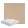 Picture of Nuance Sand | Boxed Square Outdoor Seat Cushion - Sunbrella© Fabric
