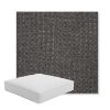 Picture of Nurture Charcoal | Boxed Square Outdoor Seat Cushion - Sunbrella© Fabric
