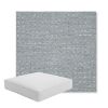 Picture of Nurture Haze | Boxed Square Outdoor Seat Cushion - Sunbrella© Fabric