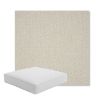 Picture of Odette Alabaster | Boxed Square Outdoor Seat Cushion - Sunbrella© Fabric