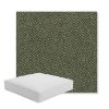 Picture of Odette Fern | Boxed Square Outdoor Seat Cushion - Sunbrella© Fabric