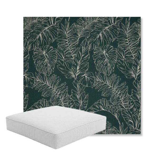 Picture of Palma Canopy | Boxed Square Outdoor Seat Cushion - Sunbrella© Fabric
