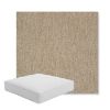 Picture of Pashmina Alpaca | Boxed Square Outdoor Seat Cushion - Sunbrella© Fabric