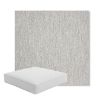 Picture of Pashmina Fog | Boxed Square Outdoor Seat Cushion - Sunbrella© Fabric