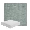 Picture of Piazza Mist | Boxed Square Outdoor Seat Cushion - Sunbrella© Fabric