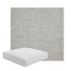 Picture of Piazza Pebble | Boxed Square Outdoor Seat Cushion - Sunbrella© Fabric